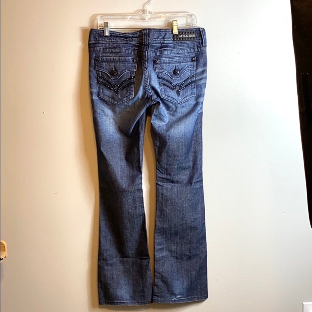 Affliction Los Angeles Boot Cut Denim Jeans 29